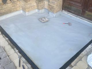 Oprava terasy a balkónů historické budovy Národního divadla