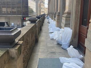 Oprava terasy a balkónů historické budovy Národního divadla